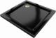 Brodzik Mexen Mexen Flat brodzik kwadratowy slim 80 x 80 cm, czarny, syfon złoty - 40708080G 1