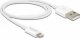 Kabel USB Delock USB-A - Lightning 1 m Biały (83000) 2