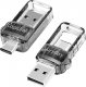Adapter USB LogiLink BT0054 USB-C - USB Przeźroczysty  (BT0054) 1