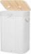 Kosz na pranie Springos Pojemnik na pranie 72L kosz z klapą biały UNIWERSALNY 7