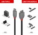 Kabel USB Lindy USB-C - micro-B 0.5 m Czarno-szary (36620) 2