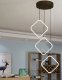 Lampa wisząca MAXXLLC LAMPA SUFIT RING PLAFON kwadrat żyrandol LED 4