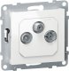 Legrand SUNO Gniazdo antenowe TV-R-SAT końcowe FM+DAB 1,5dB białe 721167 2