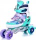 Rolki Meteor Blueberry rekreacyjne regulowane turkusowe r. 34-37 6