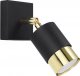 Kinkiet Sollux Sollux Nero SL.1069 kinkiet lampa ścienna 1X40W GU10 czarny/złoty 2