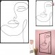 Intesi Obraz metalowy Arty czarny 1