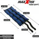 Maxxiva MAXXIVA Mankiety obciążające, 2 x 4 kg, niebieskie 3