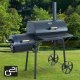 G21 BBQ Big Grill z wędzarnią węglowy 40 cm x 59 cm 2