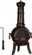 Stilista STILISTA Kominek zewnętrzny, brąz, 112 cm 1