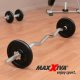 Maxxiva MAXXIVA Żeliwny zestaw z obciążeniem, 120 cm, 26 kg 4