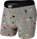 SAXX Bokserki męskie SAXX  VIBE BOXER BRIEF GREY SUSHI DOOBIE DOO S 1