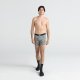SAXX Bokserki męskie SAXX  VIBE BOXER BRIEF GREY SUSHI DOOBIE DOO S 3