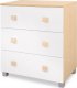 My Sweet Baby Komoda niemowlęca z przewijakiem Leonardo biało-drewniana 7