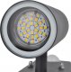 Kinkiet vidaXL Lampa ścienna LED stal nierdzewna kształt cylindra z czujnikiem czarna 5