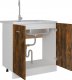 Zlewozmywak vidaXL vidaXL Szafka pod , przydymiony dąb, 80x46x81,5 cm 3