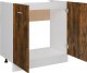 Zlewozmywak vidaXL vidaXL Szafka pod , przydymiony dąb, 80x46x81,5 cm 6