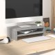 vidaXL vidaXL Podstawka pod monitor, szary dąb sonoma, 42x24x13 cm 1