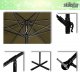 Stilista PARASOL OGRODOWY NA WYSIĘGNIKU Z KORBKĄ 3,5M TARAS Unw 3
