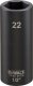 Dewalt nasadka 22mm 1/2c impact socket deep 1