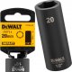 Dewalt nasadka 20mm 1/2c impact socket deep 3