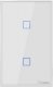 Sonoff T2US2C - 2-gang Wi-Fi Smart Wall Switch US - White 1