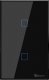 Sonoff T3US2C - 2-gang Wi-Fi Smart Wall Switch US - Black 1