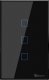 Sonoff T3US3C - 3-gang Wi-Fi Smart Wall Switch US - Black 1