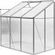 WideShop TUNEL SZKLARNIA ALUMINIOWA PRZYŚCIENNA 192x127x202 3