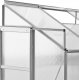 WideShop TUNEL SZKLARNIA ALUMINIOWA PRZYŚCIENNA 192x127x202 6