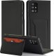 Hurtel Magnet Card Case etui do Xiaomi Redmi Note 11 Pro pokrowiec portfel na karty kartę podstawka czarny 2