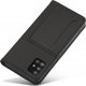 Hurtel Magnet Card Case etui do Xiaomi Redmi Note 11 Pro pokrowiec portfel na karty kartę podstawka czarny 6