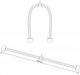 K-Sport UCHWYT SZNUR DO ATLASU WYCIĄGU DO ĆWICZEŃ TRICEPS 70CM U009 3