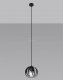 Lampa wisząca Sollux Lighting Lampa wisząca TULOS 1 czarna himp 1