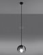 Lampa wisząca Sollux Lighting Lampa wisząca TULOS 1 czarna himp 1