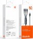 Kabel USB Mcdodo USB-B - Apple 30-Pin + Lightning + microUSB 1 m Czarny (CA-0930) 14
