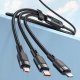 Kabel USB Mcdodo USB-B - Apple 30-Pin + Lightning + microUSB 1 m Czarny (CA-0930) 3