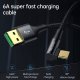 Kabel USB Mcdodo USB-B - USB-C 1.2 m Czarny 4