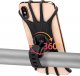 RockBros Uchwyt rowerowy silikonowy RockBros LF436BK na rower na kierownicę do telefonu Czarny 4