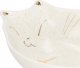 Springos Miska dla kota ceramiczna 15cm beżowa, złota UNIWERSALNY 3