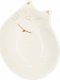 Springos Miska dla kota ceramiczna 15cm beżowa, złota UNIWERSALNY 4