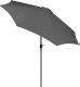 Springos Parasol ogrodowy składany 300 cm duży na balkon ciemnoszary UNIWERSALNY 1