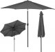 Springos Parasol ogrodowy składany 300 cm duży na balkon ciemnoszary UNIWERSALNY 10