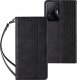 Hurtel Magnet Strap Case etui do Xiaomi Redmi Note 11 Pro pokrowiec portfel + mini smycz zawieszka czarny 1