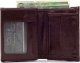Solier Accessories Elegancki skórzany męski portfel SOLIER SW01 bordowy 2