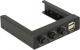 Delock Panel przedni 3.5″, 2x USB 2.0 + 3x kontroler obrotów wentylatorów (62714) 1