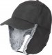 Fox Fox Outdoor Czapka Zimowa z Daszkiem Traper Czarna 1