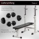 Movit Ławka Fitness biała + zestaw hantli 60 kg 5