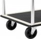 MSW Wózek półkowy transportowy z uchwytami 3 półki do 150 kg 72 x 43 cm 2