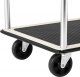MSW Wózek półkowy transportowy z uchwytami 2 półki do 120 kg 72 x 43 cm 3