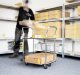 MSW Wózek półkowy transportowy z uchwytami 2 półki do 120 kg 72 x 43 cm 5